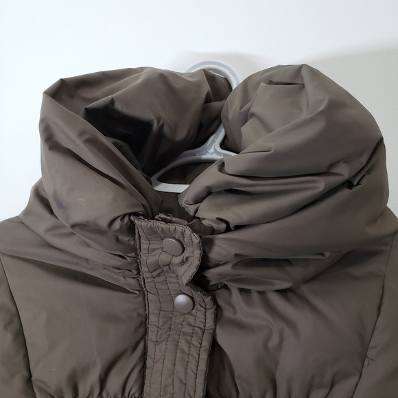 𝅺vero moda puffy jacket coat kaki  xsmall - Picture 3 of 6